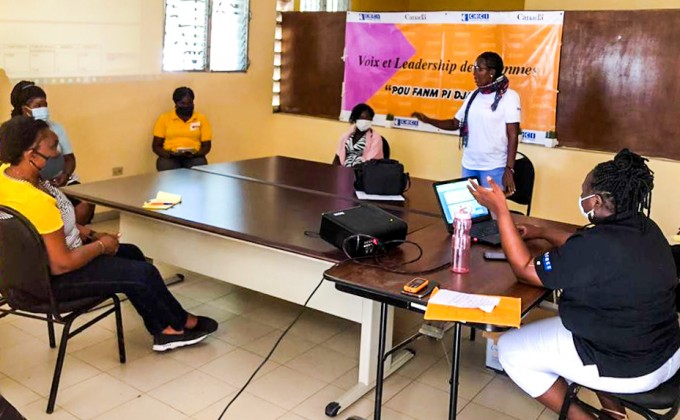 Organizaciones de mujeres en el centro de la respuesta a COVID-19 en Hait&iacute; (en ingl&eacute;s)