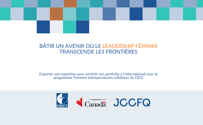 Communiqu&eacute; - Lancement du programme Femmes entrepreneures solidaires 